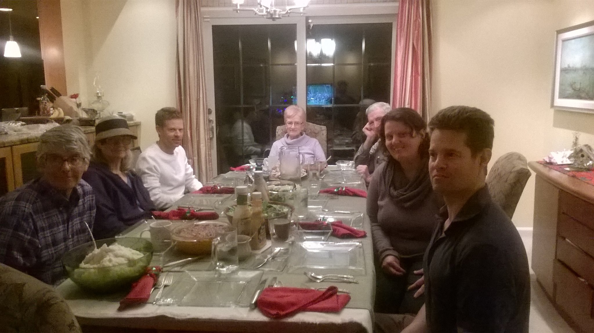 Family dinner gathering